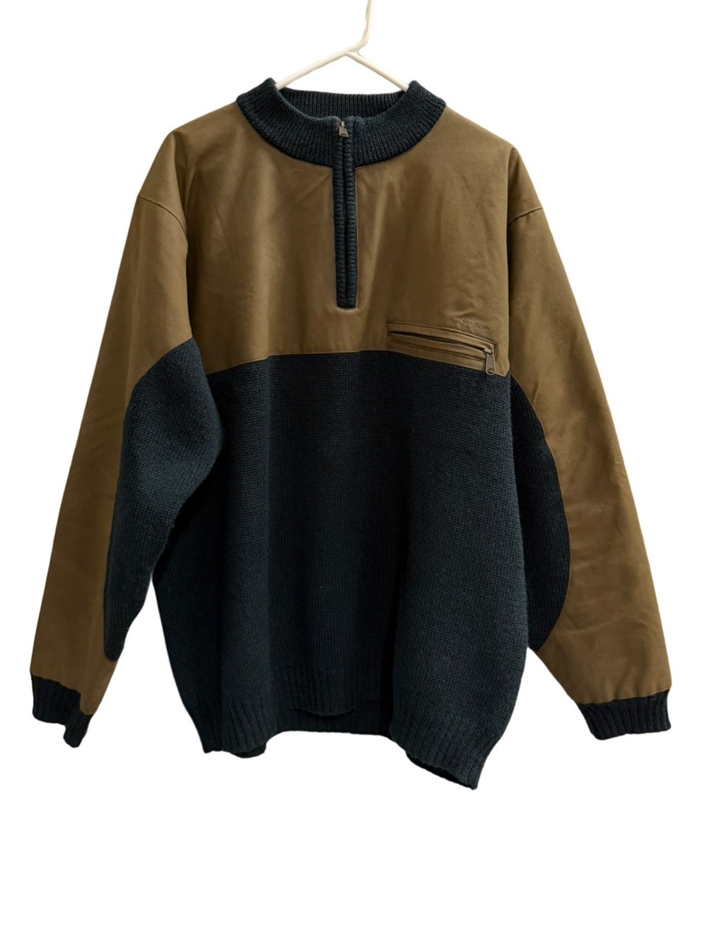 FILSON Henley Guide Sweater Green Size XL